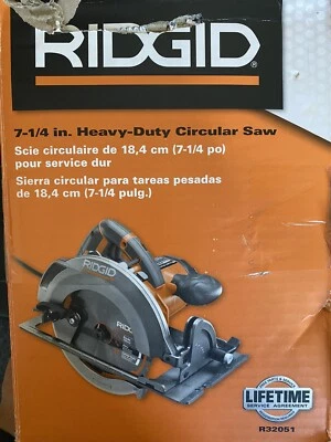 RIDGID R32051  7 - 1/4 In Heavy Duty Circular  Saw GR M - Image 1 of 4