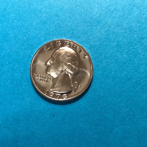 1973 S Washington Proof Quarter   FREE SHIP Cover