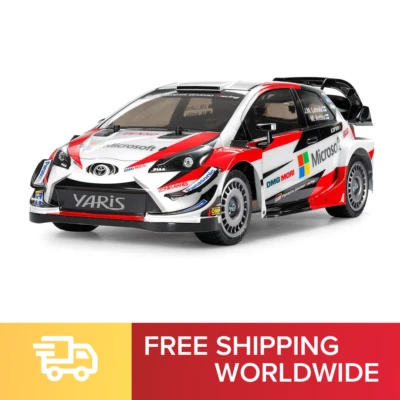 Tamiya 58659 1/10 Electric RC Car Toyota Racing WRT/Yaris WRC TT-02 Chassis - Image 1 of 4
