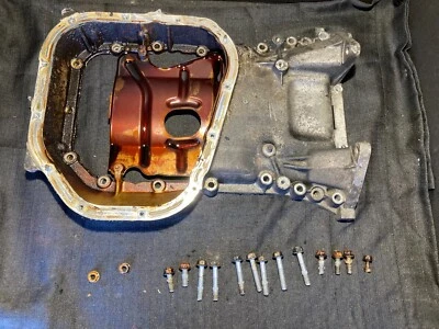 94-98 Lexus ES300 94-00 Camry 3,0 L G1 1MZFE cárter de aceite superior y pernos Foto 1 de 4