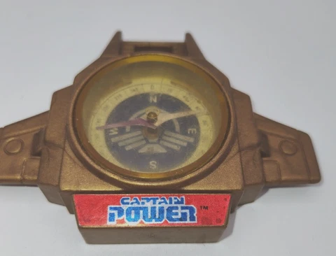 Vintage Captain Power Action Figure Toy Compass Hong Kong Cover