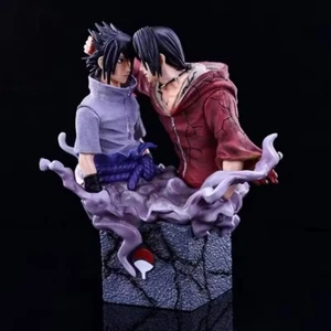 🍥 Figur Statue Sammlung Manga Anime Spiele Naruto Sasuke mit Itachi 17 cm - Bild 1 von 16