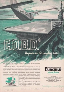 1955 Fairchild M-216 Flying Lighter Flugzeug Anzeige 1.7.2023j - Bild 1 von 1