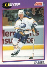 1991-92 Score American Uwe Krupp #84