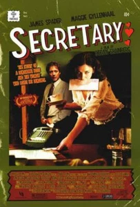 POSTER FILM SECRETARY 11x17 James Spader, Maggie Gyllenhaal, B - Foto 1 di 1