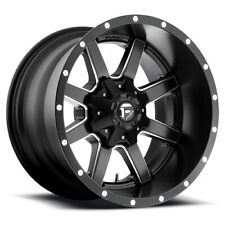17x8.5 Fuel D538 Maverick Black & Milled Wheels 5x4.5/5x120 (32mm) Set of 4
