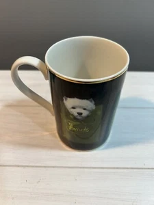 Harrods Knightsbridge West Highland Terrier England Bone China Mug Westie Dog - Picture 1 of 5