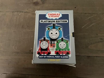 Thomas the Tank Engine Platinum Edition 3 DVD box set percy/james/thomas tested - Image 1 of 4