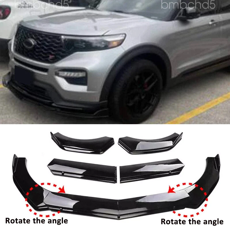 Front Bumper Lip Body Kit Spoiler For Ford Explorer ST Sport 2010 2012-2025 - Image 1 of 4