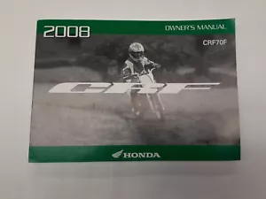 NEW 2008 Honda CRF70F Owner's Manual - Bild 1 von 2
