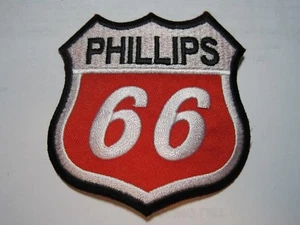 PATCH PHILLIPS 66 UNIFORM TUCHFLICKEN AUFBÜGELN / AUFNÄHEN 3 ZOLL WAPPEN / KAPPENGRÖßE - Bild 1 von 13