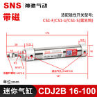Sns Pneumatic Air Mini Stainless Steel Cylinder Cdj2b Cdj2b16/10-5/10/15/20/25