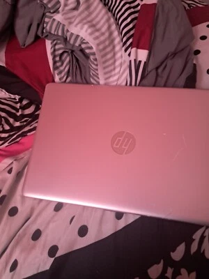 hp laptop computers parts only color is pink condition is used  - Image 1 of 2