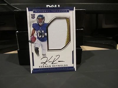 National Treasures Rookie Autograph Jersey Ravens Keenan Reynolds 84/99 2016 - Image 1 of 4