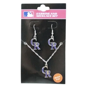 New Colorado Rockies Necklace and Earring Set, MLB - Picture 1 of 1