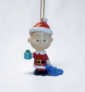 Vintage 1990 Danbury Mint Peanuts Linus Christmas Ornament - Picture 1 of 8