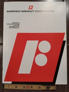 Original Fairchild "Challenges of the 80s" Brochure Booklet, 16 page, 8.5 x 11" - Picture 1 of 12