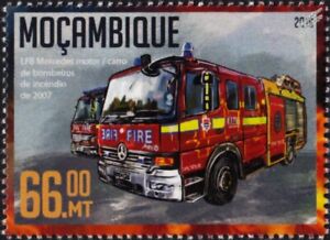 2007 MERCEDES-BENZ ATEGO Fire Engine Truck Firefighting Stamp #440