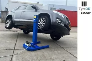 1 Säulen-Hebebühne mobiler Radgreifer Seitlicher mechanischer Heber TyreON - Bild 1 von 10