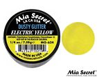 Mia Secret Nail Art Powder z DUSTY BROKAT Zestaw kolorów - elektryczny żółty 0,25 uncji