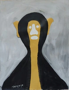 Rufino Tamayo Signed Mexican Abstract Oil Painting on Canvas - Modern Art - Picture 1 of 4