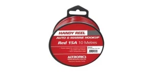 Red 15A Tinned Automotive Single Core Cable 10m Reel - Picture 1 of 1
