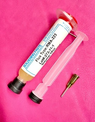 Soldering Paste Flux For PCB BGA SMD Board Non-Cleaning RMA-223 Uk Free Post
