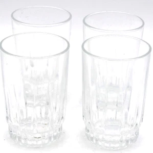 Set Of 4 Libbey Duratuff Glass Tumblers Water Barware - Picture 1 of 2