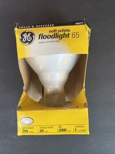 GE R30 65w Bulb Soft White Indoor Floodlight 755 Lumens 2000 Hours Of Life 1 Pk - Picture 1 of 6