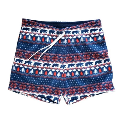 Pantalones Cortos de Salón Chubbies Polar Para Hombre Talla Mediana Rojo Azul Suave 5" Entrepierna Foto 1 de 4