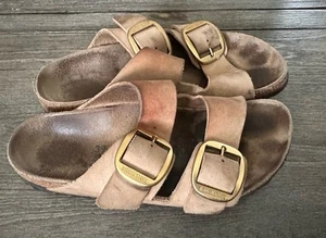Birkenstock Arizona Taupe Suede Sandals Kids EU 32 / US 1 Narrow Fit - Picture 1 of 6