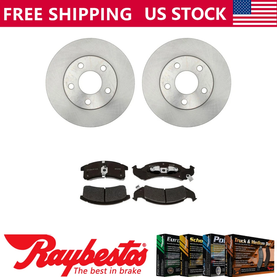 Front Brake Rotors + Metallic Brake Pads Set For 1994-1996 Buick Park Avenue - Image 1 of 4