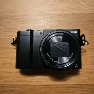 Digitalkamera Panasonic Lumix DMC-TZ101 Schwarz Kamera Abbruch Am Blech LESEN - Bild 1 von 4