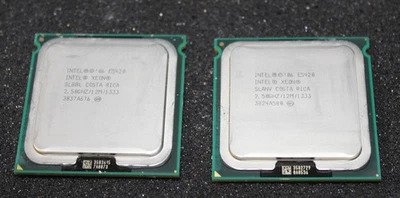 Pair of Intel Xeon E5420 2.50ghz/12/1333 Socket LGA771 Server Processors - Image 1 of 2