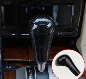 Carbon Fiber Texture Gear Shift Knob Cover Trim fit for Honda Accord ABS - Picture 1 of 10