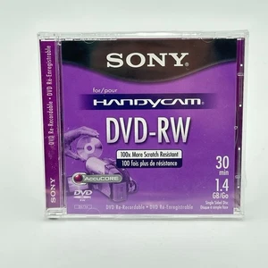 Sony DVD-RW Mini Recordable disc 1.4GB 30 Min Sealed Single 1 Only NEW - Picture 1 of 2