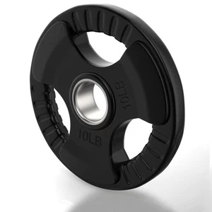 Bumper Plates Olympic Rubber Weight Plate Set 10/25LB 2-Inch Steel Insert for... - Picture 1 of 7