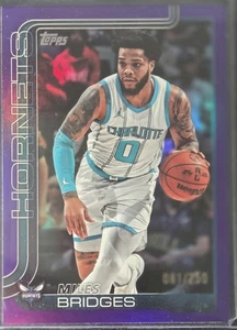Miles Bridges 2025-26 Topps - Purple 81/250 Charlotte Hornets #69 - Bild 1 von 2