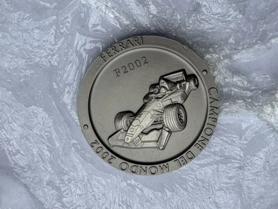 Coin/ official Ferrari F1 2002 World Champion BOLAFFI medal 🏎Michael Schumacher - Image 1 of 4