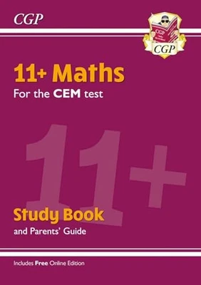 11+ CEM Maths Study Book (with Parents’ G..., CGP Books - Image 1 of 2