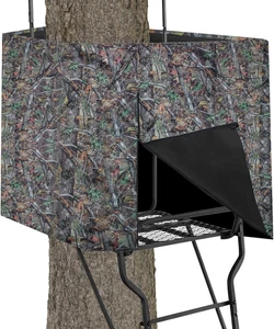 Deer Hunting Tree Stand Blind Cover, 93" X 35" Hunting Treestand Camo Blind Cove - Picture 1 of 12