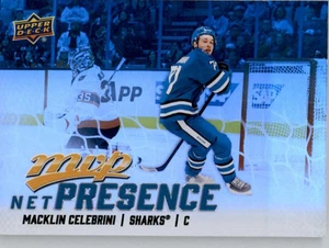 2025-26 MVP "Net Presence" Macklin Celebrini #NP-10 - Picture 1 of 2