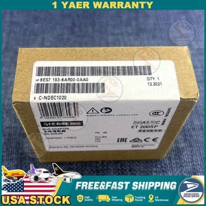 1pcs Siemens 6ES7193-6AR00-0AA0 6ES7 193-6AR00-0AA0 In Box Fast Shipping - Picture 1 of 3