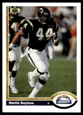 1991 Upper Deck Martin Bayless San Diego Chargers #350 - Image 1 of 2