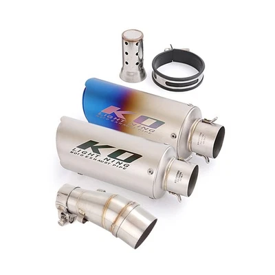 Silenciador de tubo de conexión media puntas de escape para Kawasaki Ninja 300 250 Z250 2013-2016 Foto 1 de 4