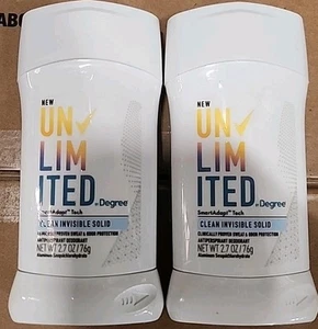 DESODORANTE ANTITRANSPIRANTE 2 GRADOS ILIMITADO 2,7 OZ LIMPIO INVISIBLE SÓLIDO CLÍNICO - Imagen 1 de 1