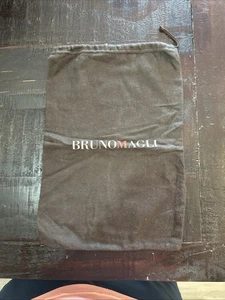 "Bolsa antipolvo BrunoMagli marrón 13 X 9"" algodón Bruno Magli" - Imagen 1 de 4