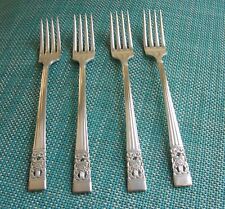 COMMUNITY CORONATION SILVERPLATE SET OF 4 FORKS GRILLE VIANDE GRILL POLISHED