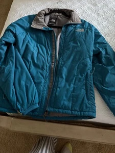 North Face Women Large Teal Jacket - Picture 1 of 2