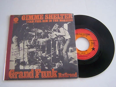 SP 2 TITRES VINYL 45 T , GRAND FUNK RAILROAD  . VG / VG++ . CAPITOL 8094 . - Photo 1/2